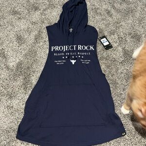 NWT Project Rock Cutoff Hoodie